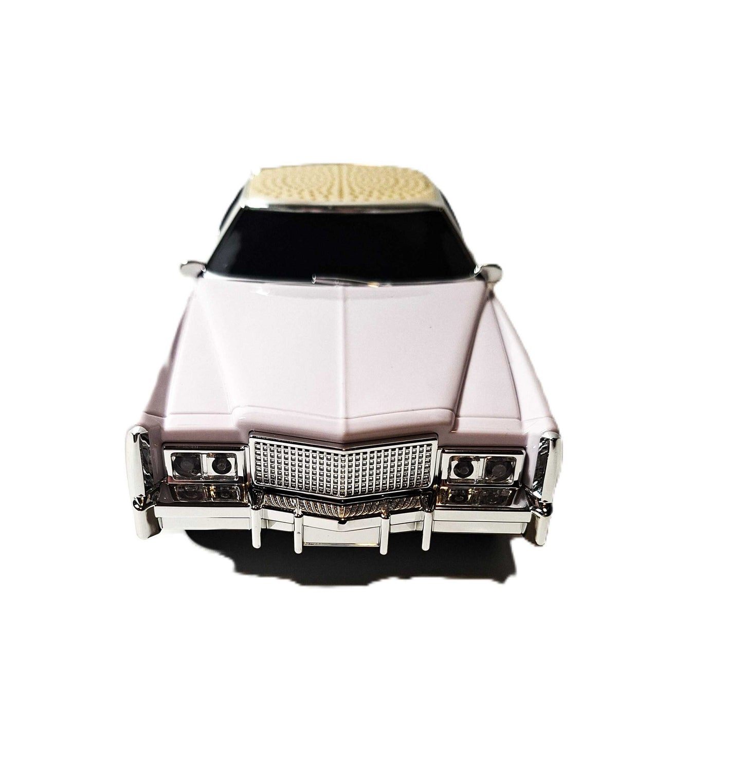 Högtalarbil- Cadillac Eldorado Vit