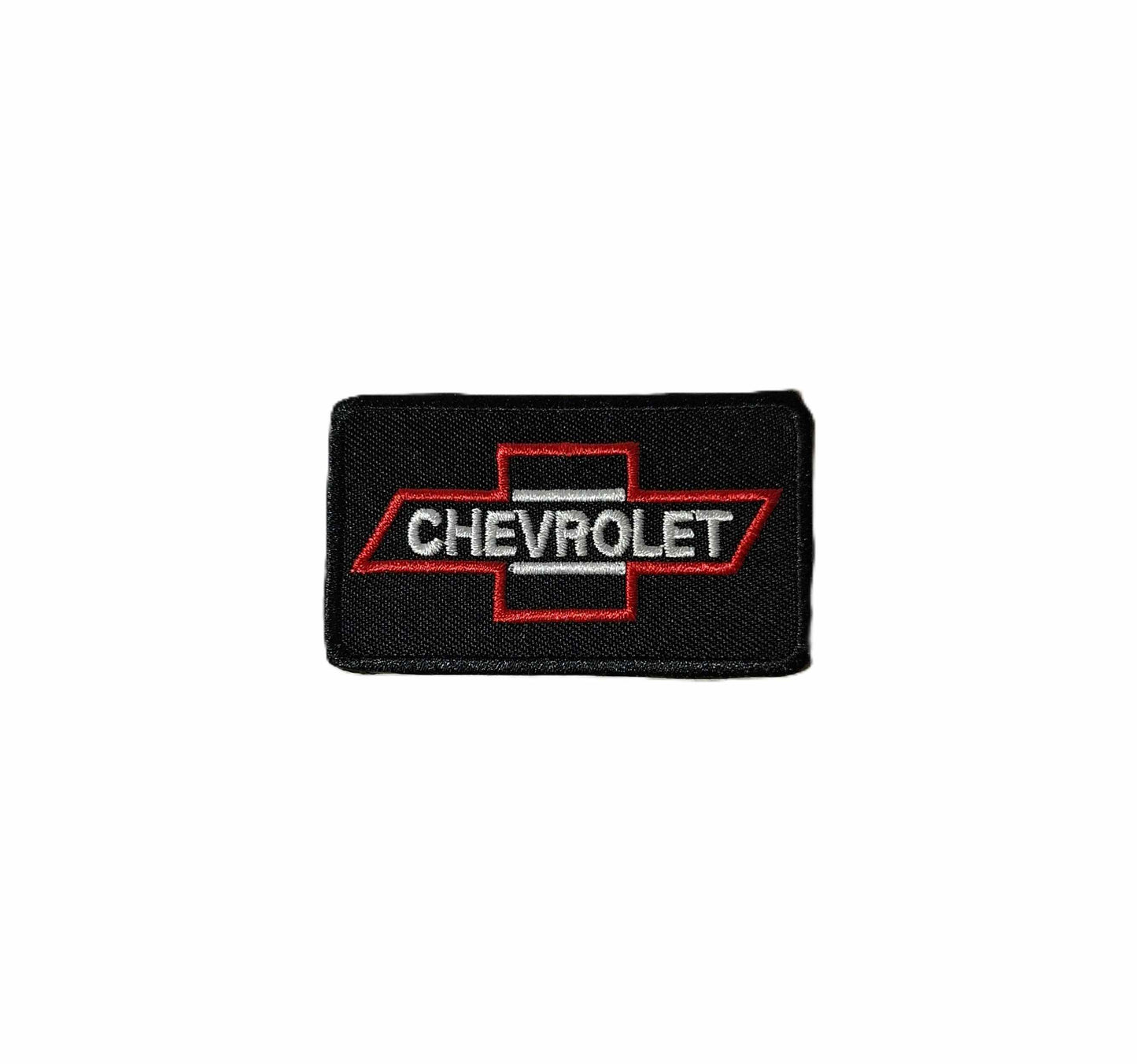 Tygmärke- Chevrolet, svart