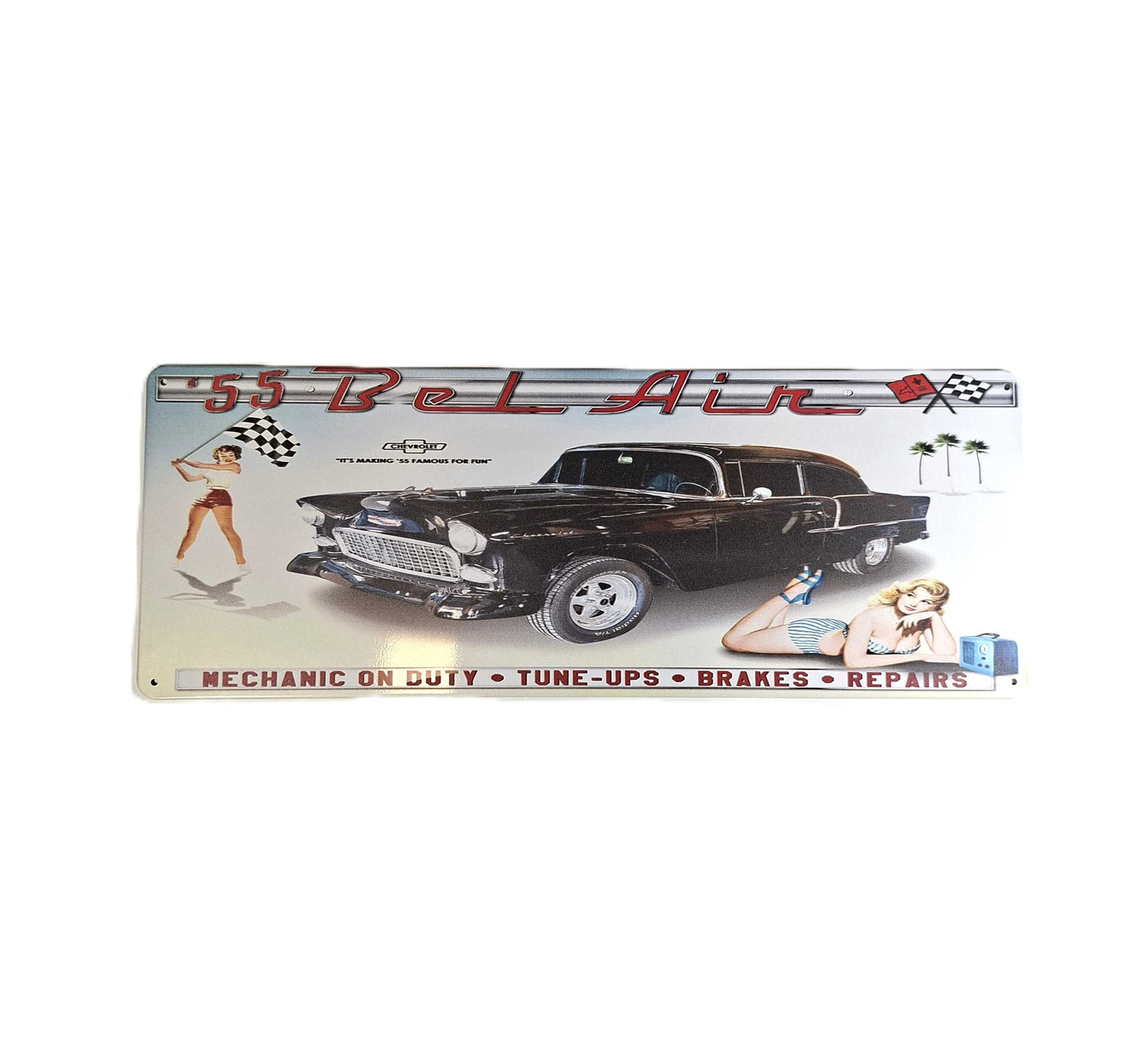 Avlång Skylt - 55 Bel Air