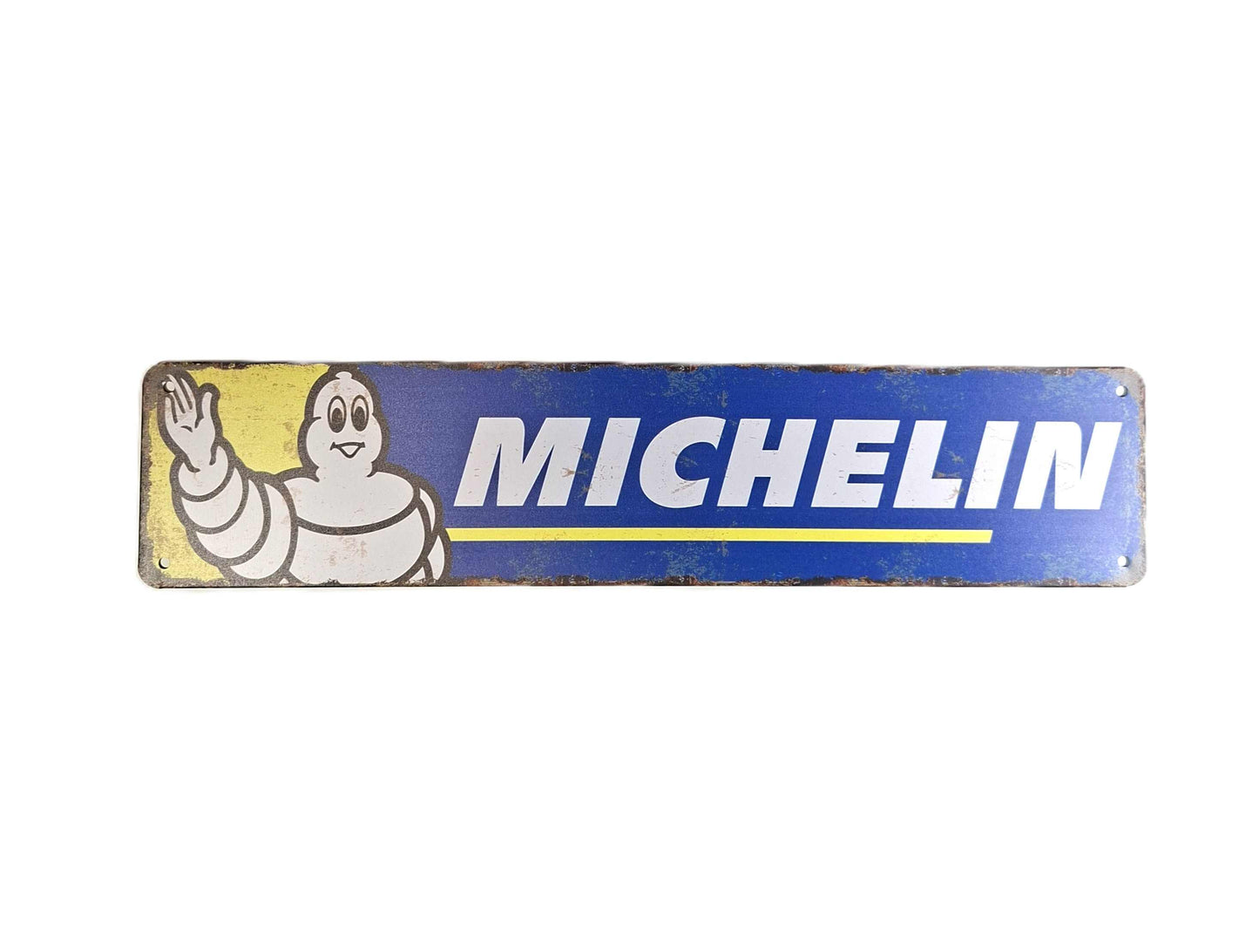 Avlång plåtskylt - Michelin, 45*10cm