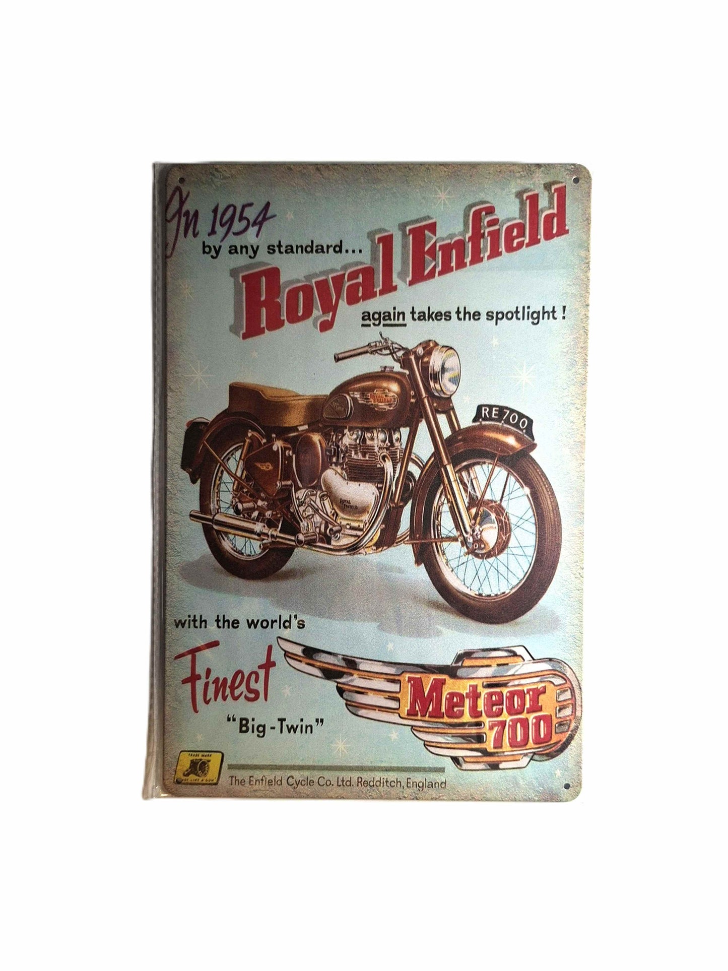 20*30 Plåtskylt - Meteor 700