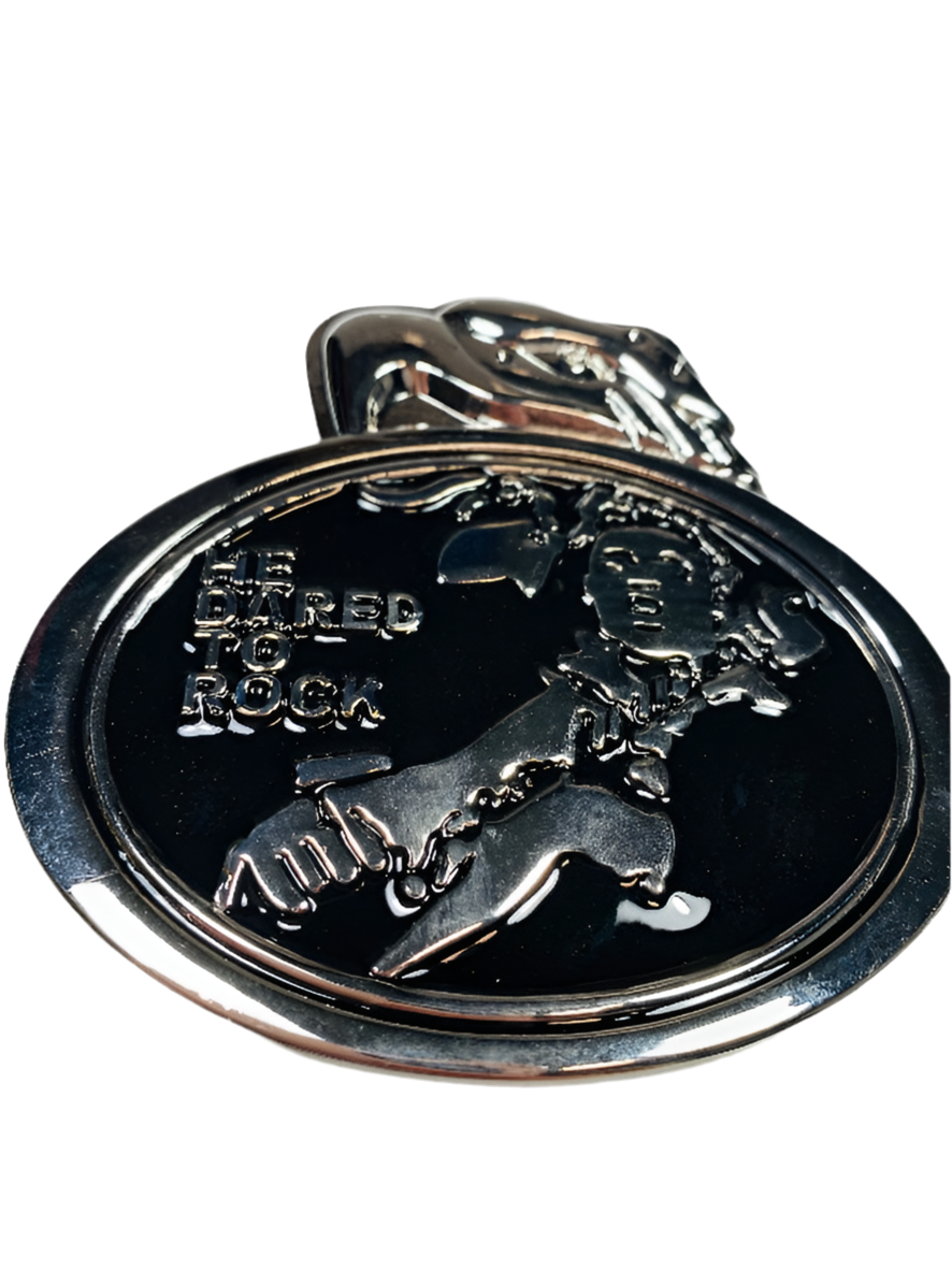 Buckle, Skärpspänne Elvis Presley He dared to rock