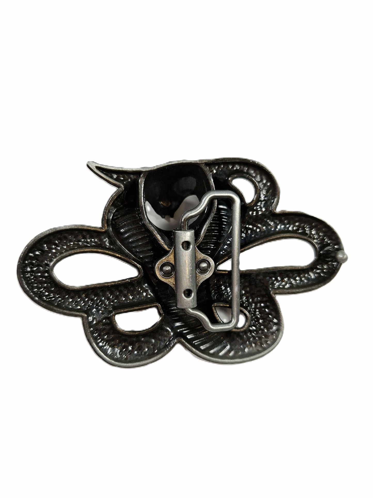 Buckle / Skärpspänne - Slingrande silverkobra