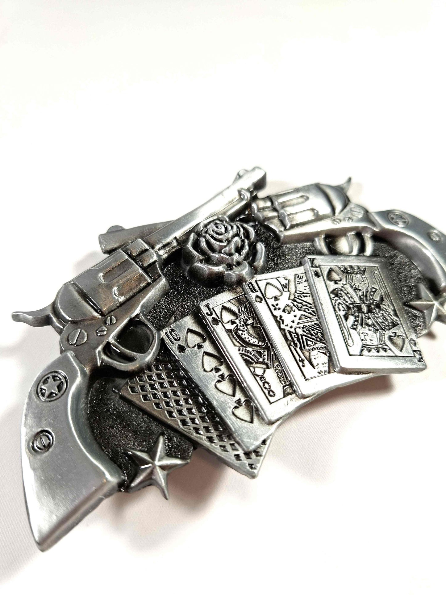 Buckle/ skärpspänne - Guns N Cards