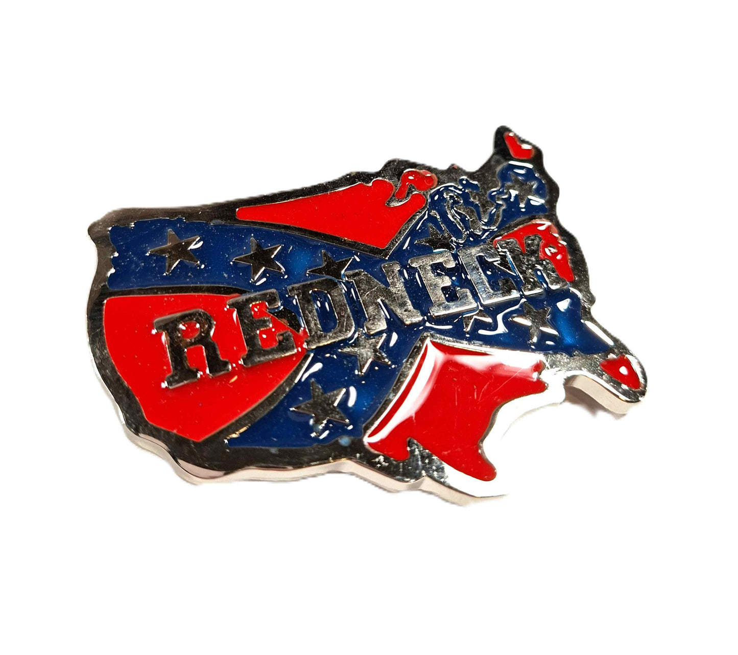Buckle/skärpspänne- Redneck karta