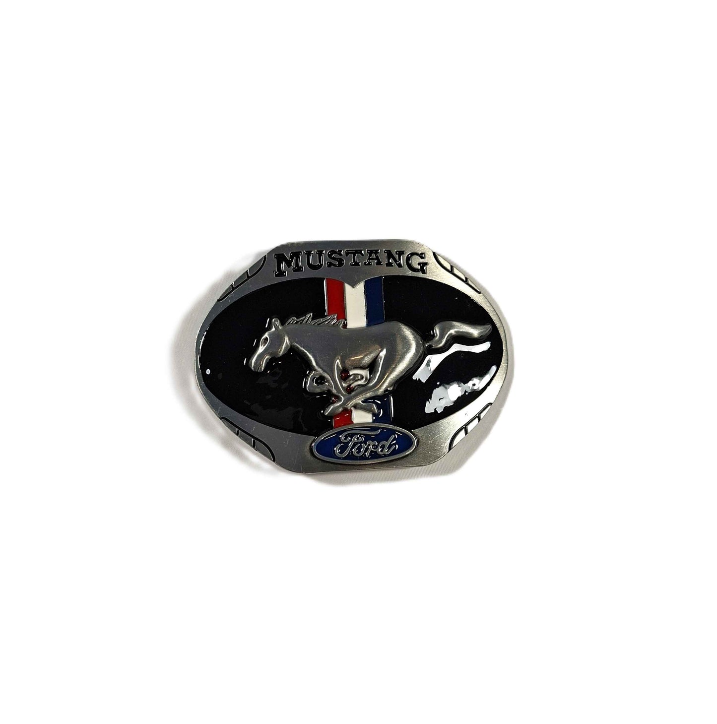 Buckle / Skärpspänne - Mustang, oval