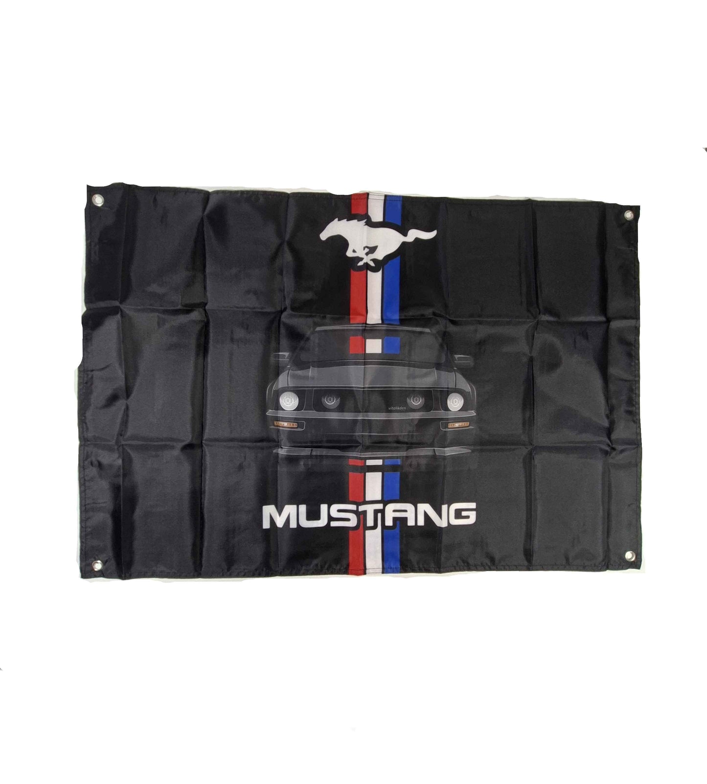 Flagga - Mustang, front