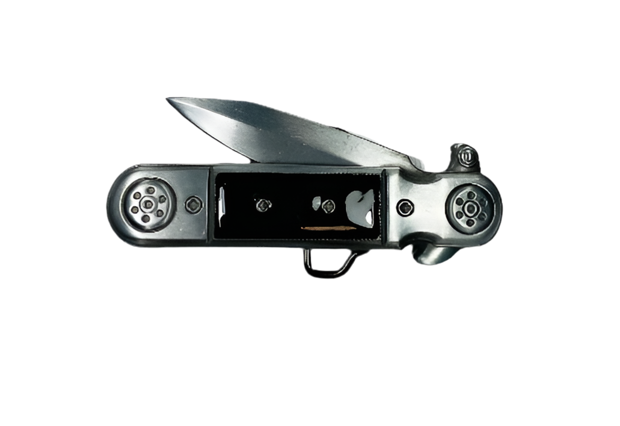 Buckle, Skärpspänne Fällkniv