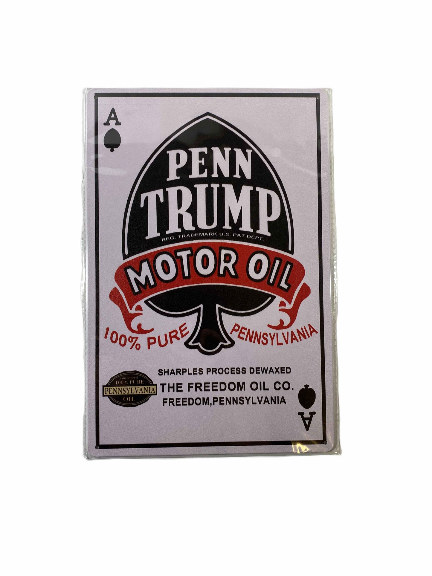 Plåtskylt 20*30 - Penn trump