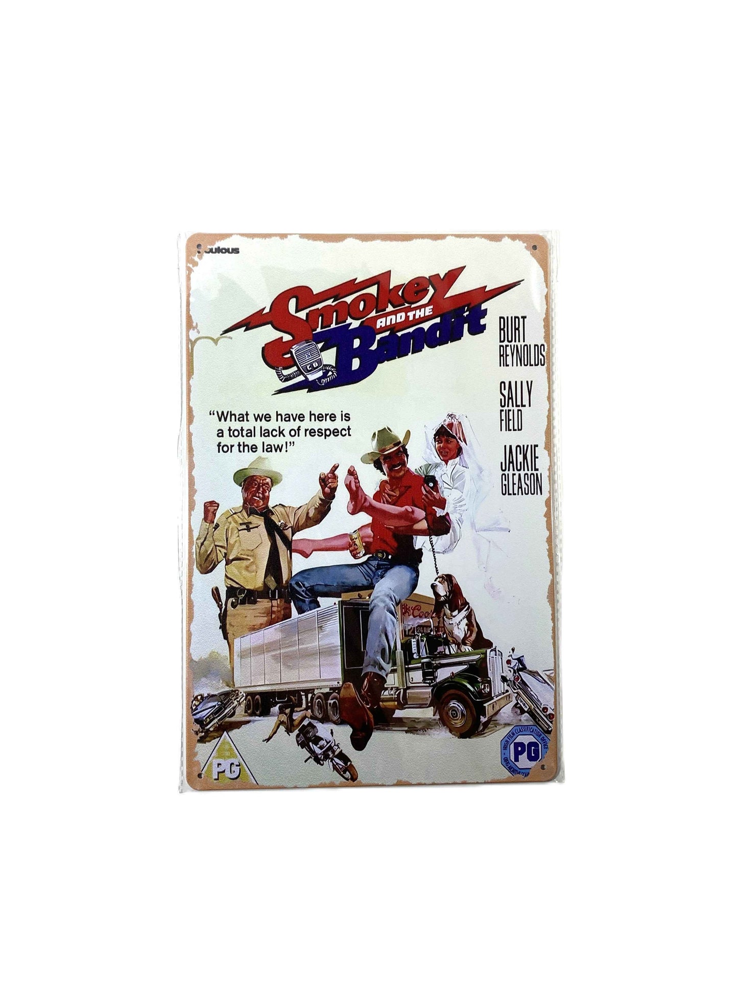 Plåtskylt 20*30 - Smokey and the bandit