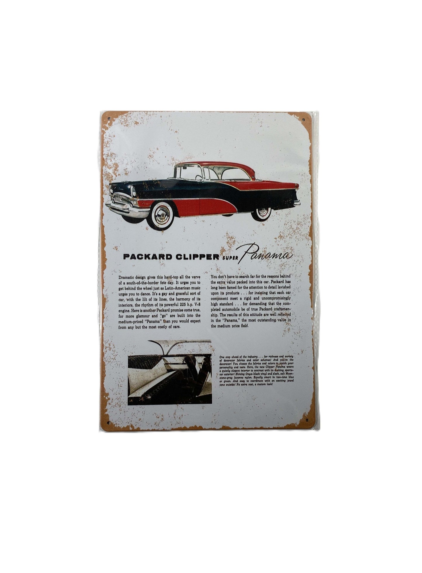 Plåtskylt Packard Clipper