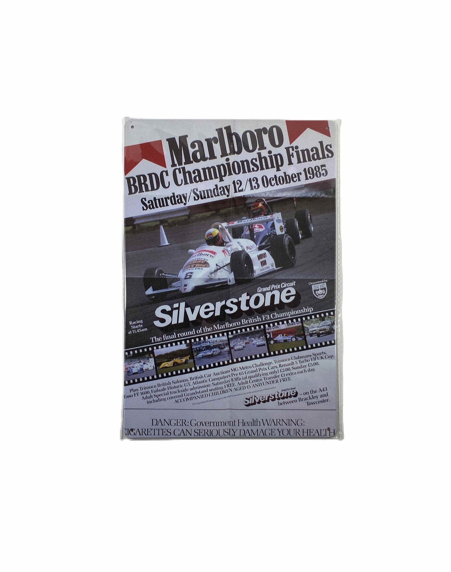 Plåtskylt 20*30 - Marlboro, Silverstone