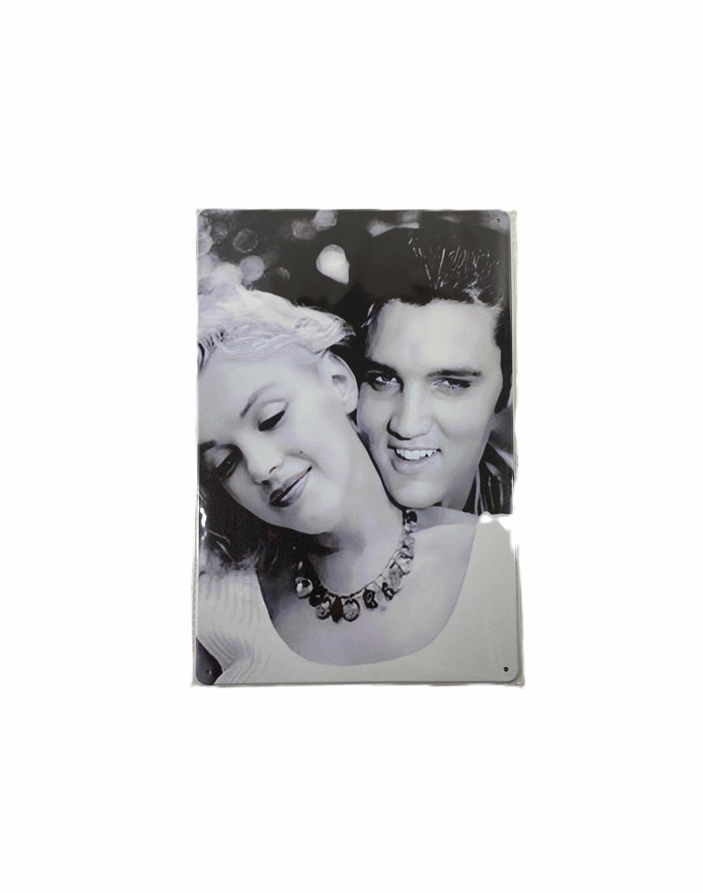 Plåtskylt 20*30 - Presley och Monroe