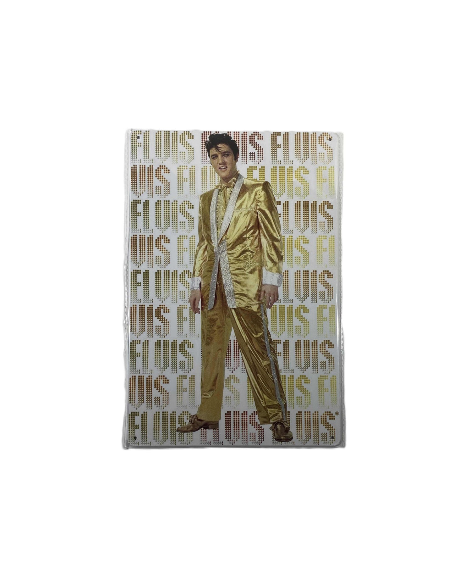 Plåtskylt 20*30 - Elvis Presley, Guld