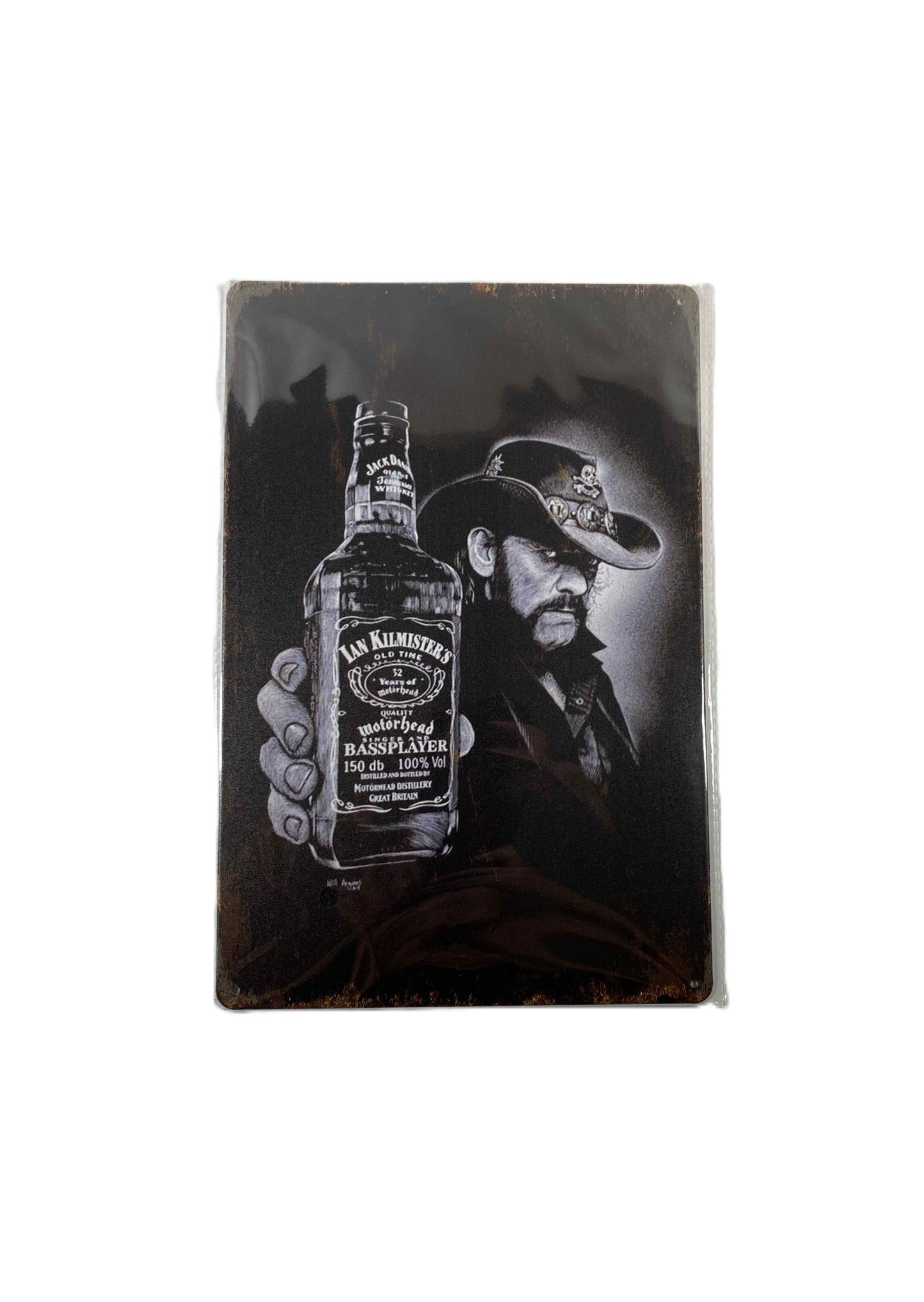 Plåtskylt 20*30 - Motörhead, Bassplayer