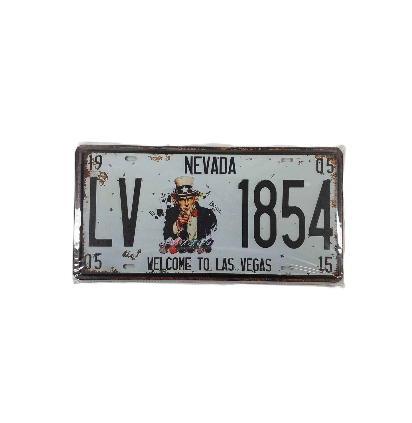 Nr Plåtskylt 30*15 - Nevada LV