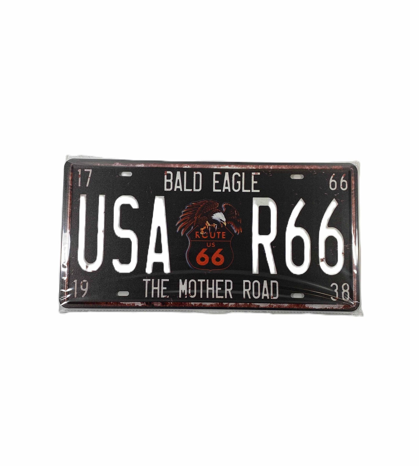 Nr Plåtskylt 30*15 - USA R66 Bald Eagle