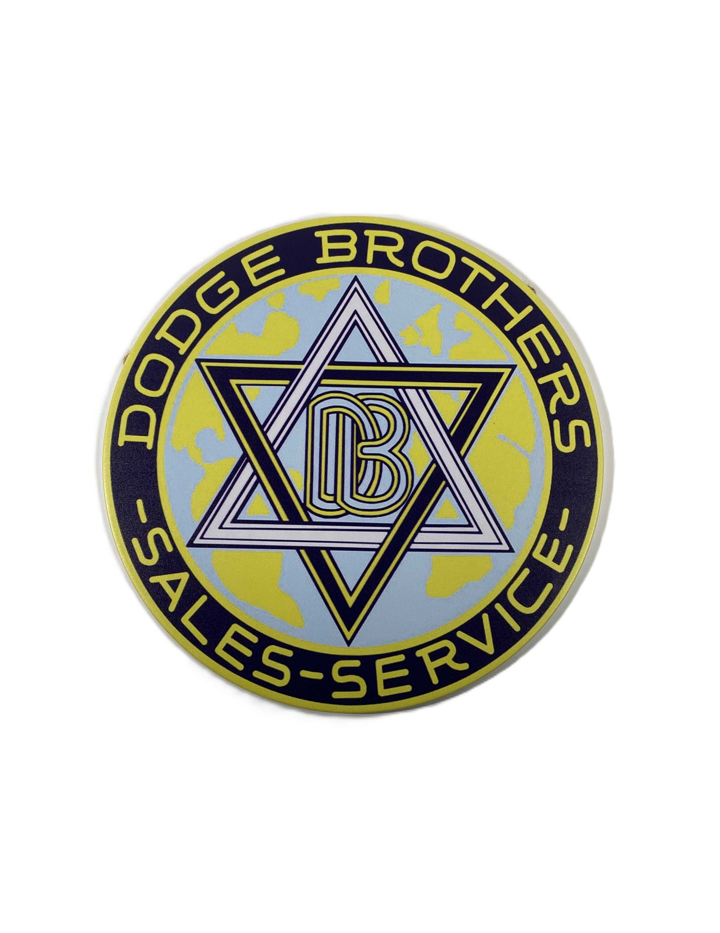 Rund skylt 30cm - Dodge Brothers