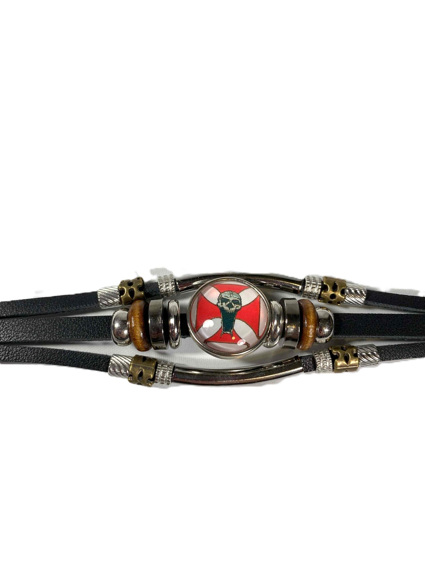 Armband- Malteser skalle