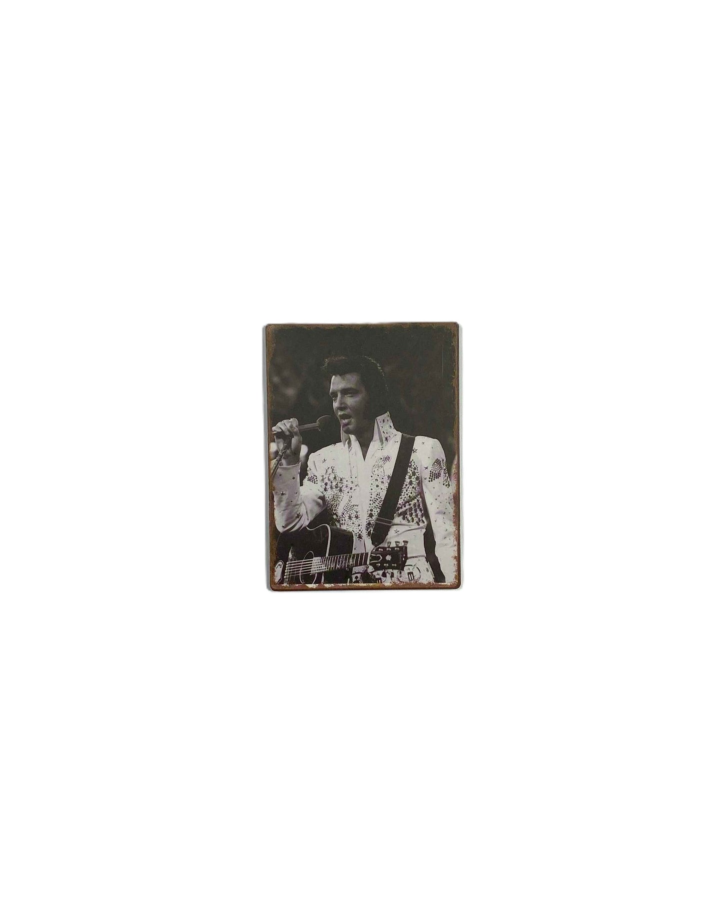 Magnet- Elvis Svartvit