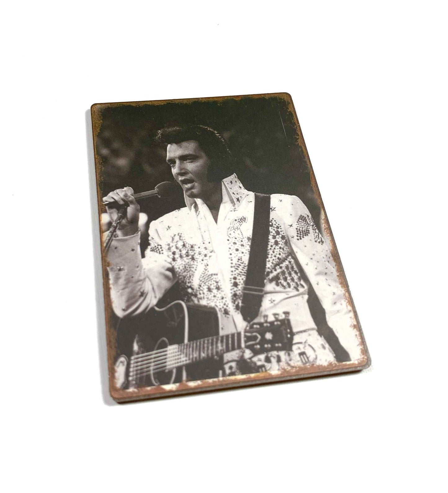 Magnet- Elvis Svartvit