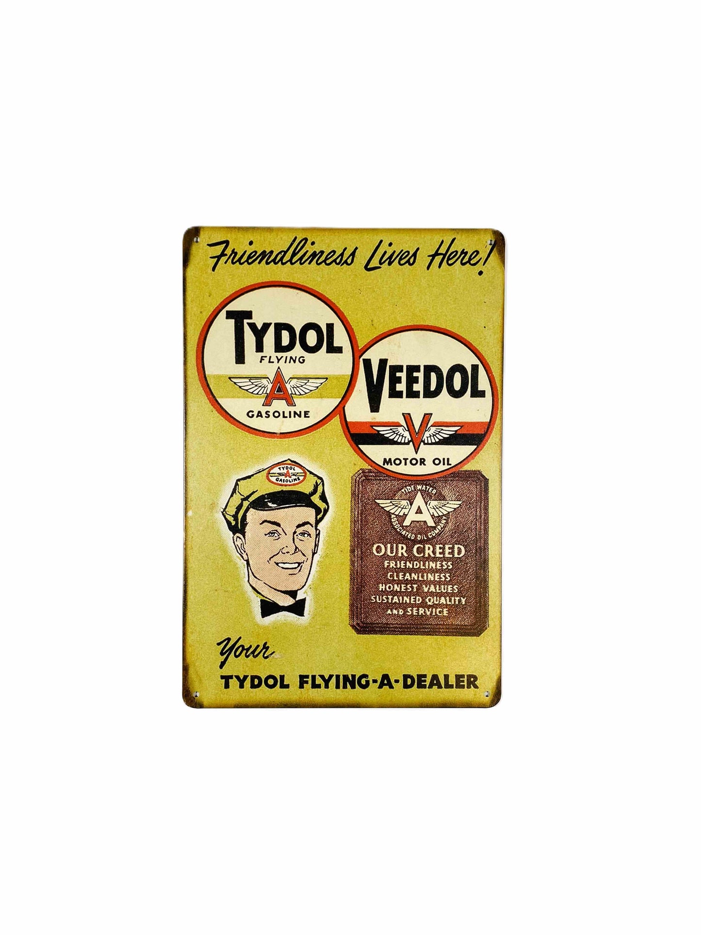 Tydol Veedol , Plåtskylt 20*30