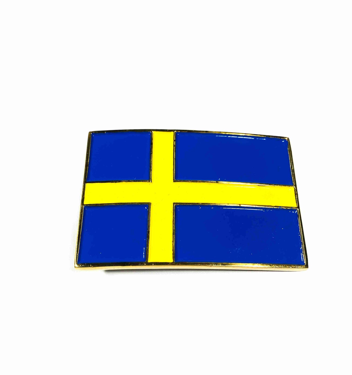 Buckle/skärpspänne - Sverigeflagga