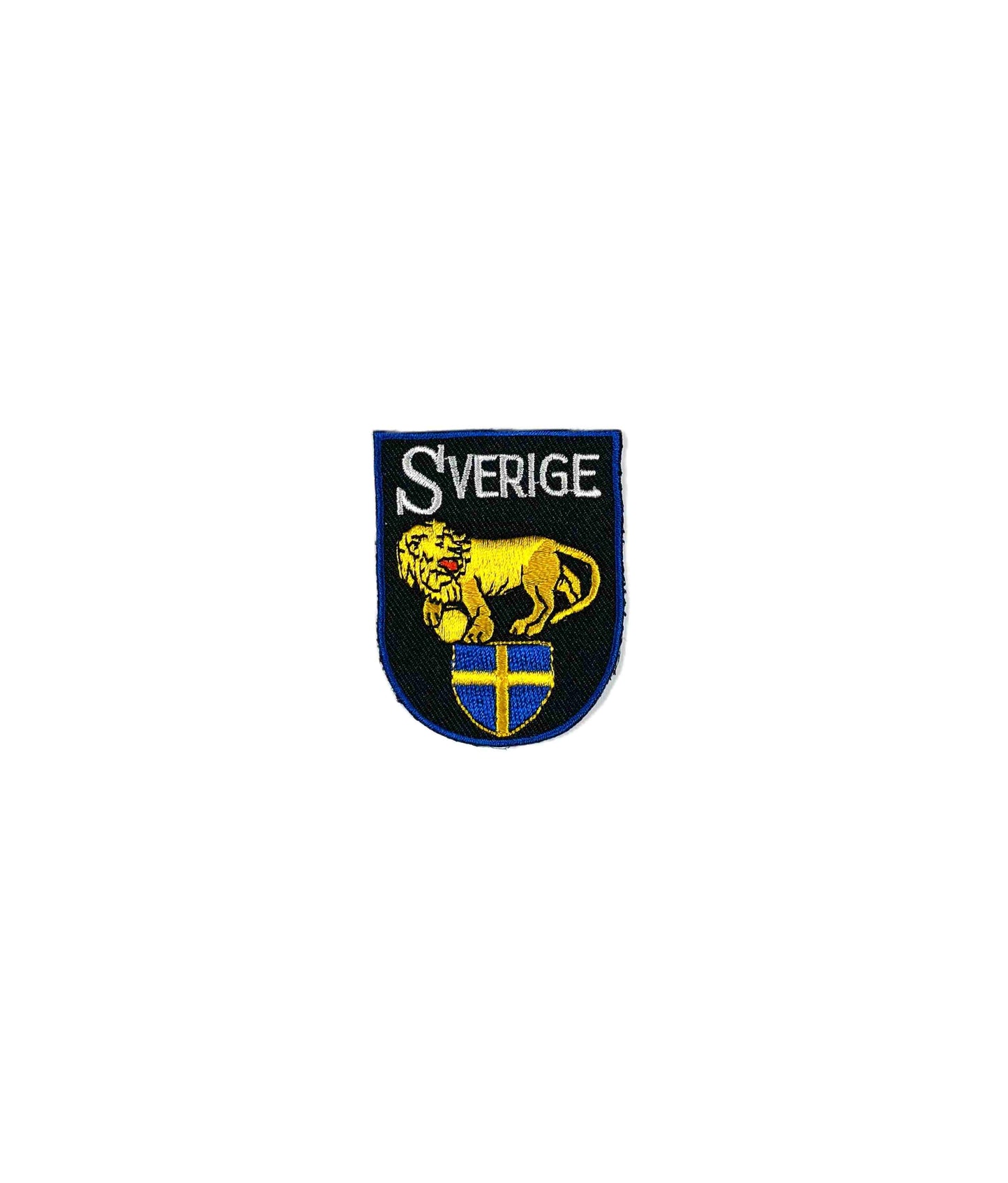 Tygmärke- Sverigesköld med lejon