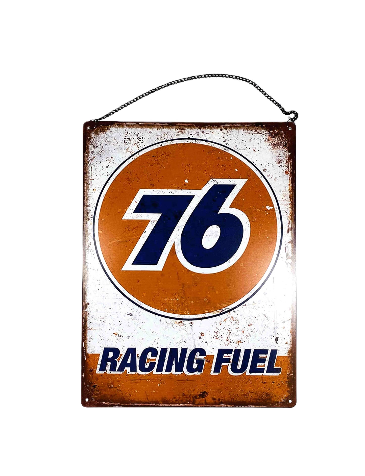 Plåtskylt 30*40, 76 Racing Fuel