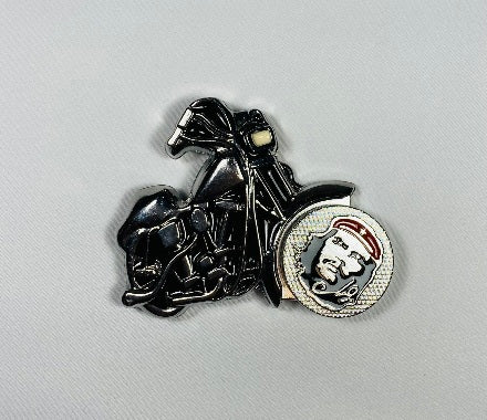 Buckle, Skärpspänne Mc Med snurrande framhjul