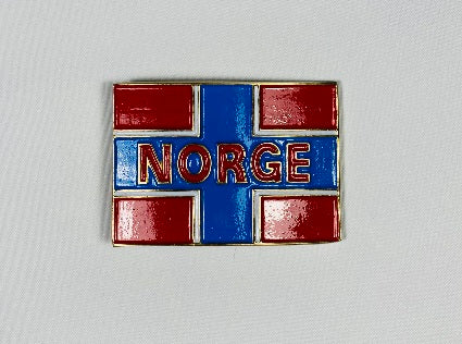 Buckle, Skärpspänne Norges Flagga