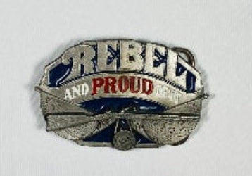 Buckle, Skärpspänne REBEL and proud