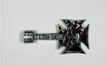 Buckle, Skärpspänne Maltesgitarr Monster