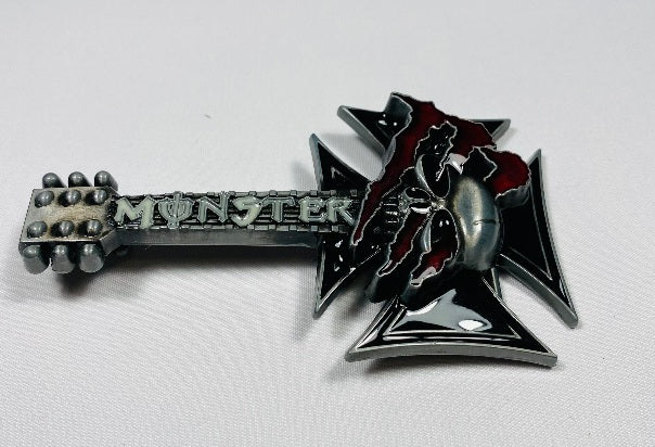 Buckle, Skärpspänne Maltesgitarr Monster
