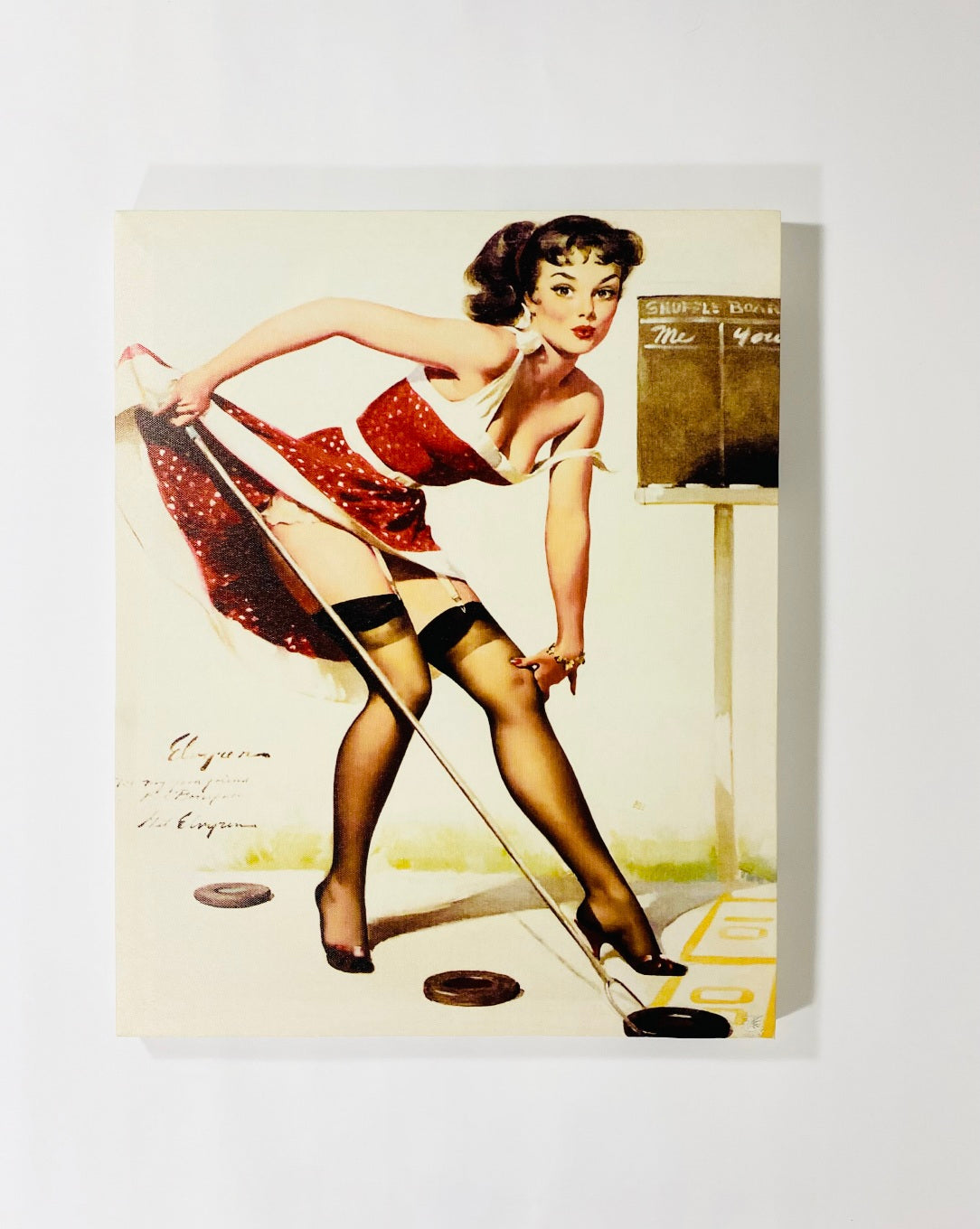 Tavla Canvas pinup shuffle