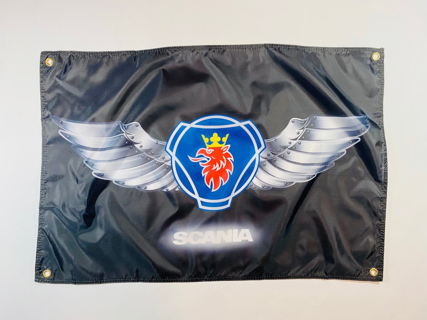 Flagga Scania Lastbilar med vingar