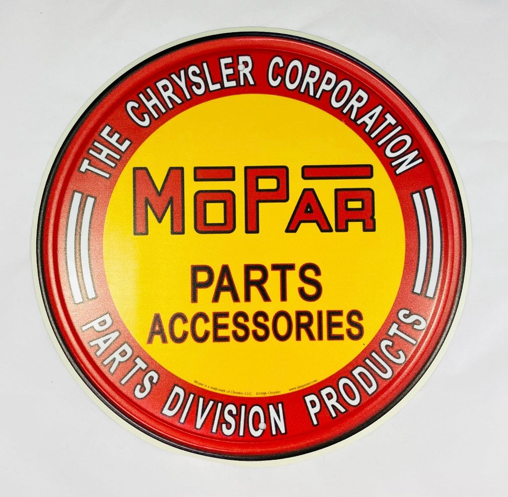 Rundskylt Mopar parts