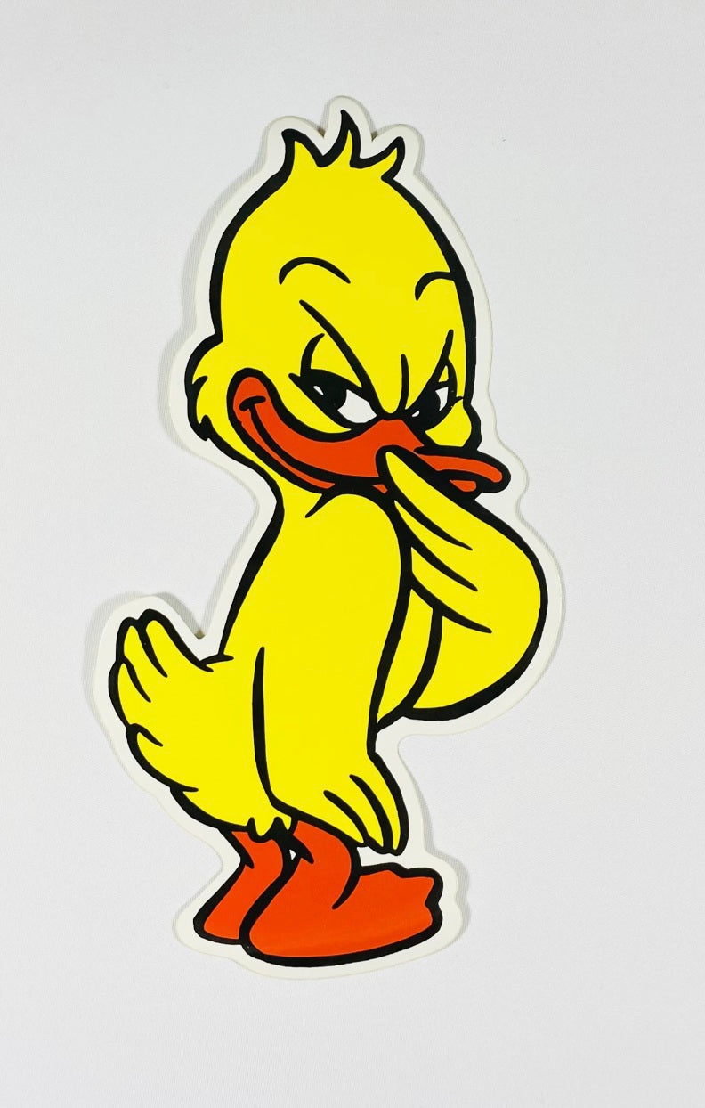 Klistermärke Lurig Anka