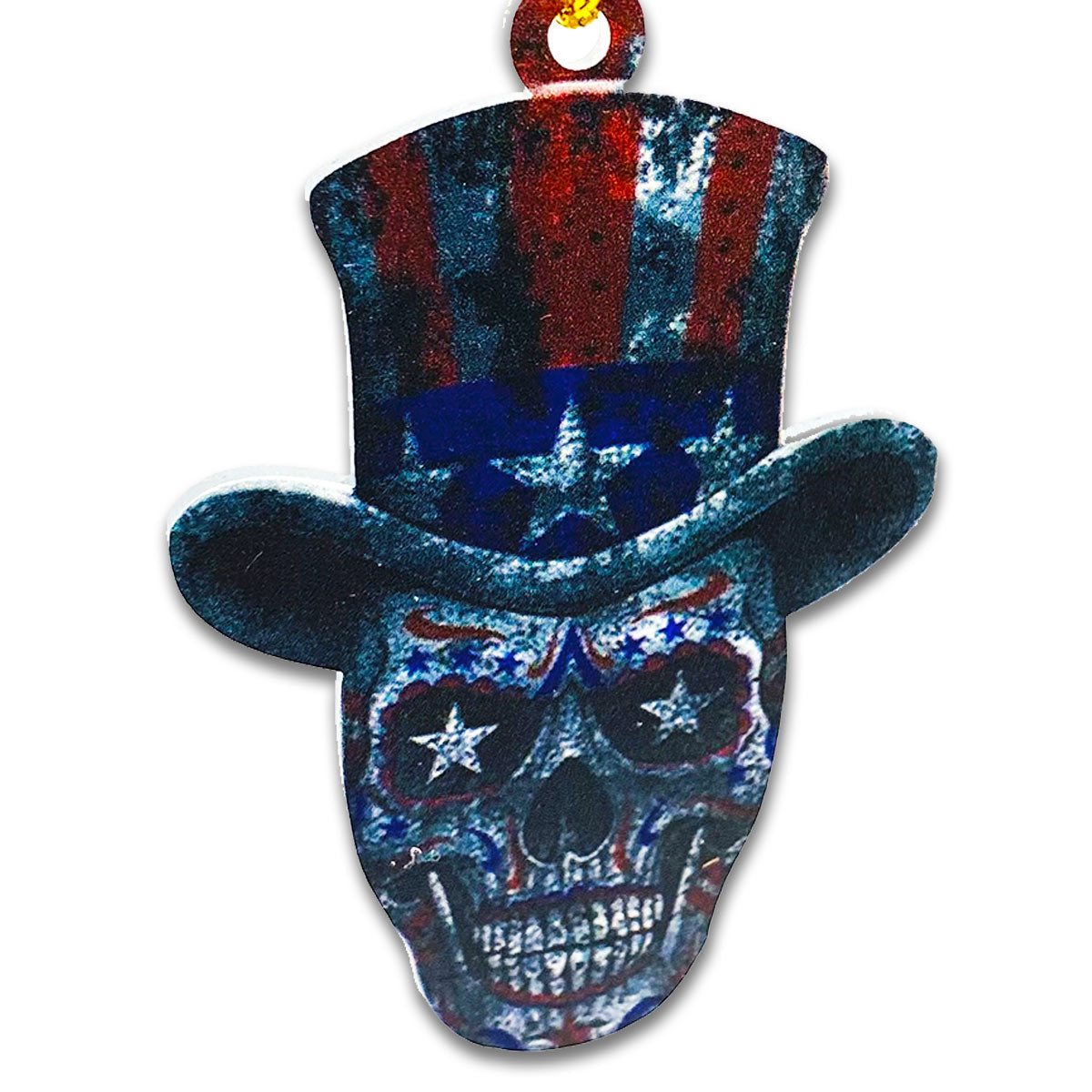 Backspegelshänge: Uncle Sam-dödskalle