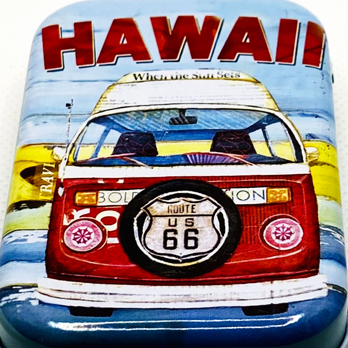 Plåtask USA retro: Hawaii