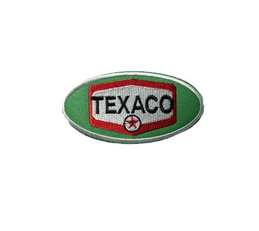 Tygmärke- Texaco Oval grön