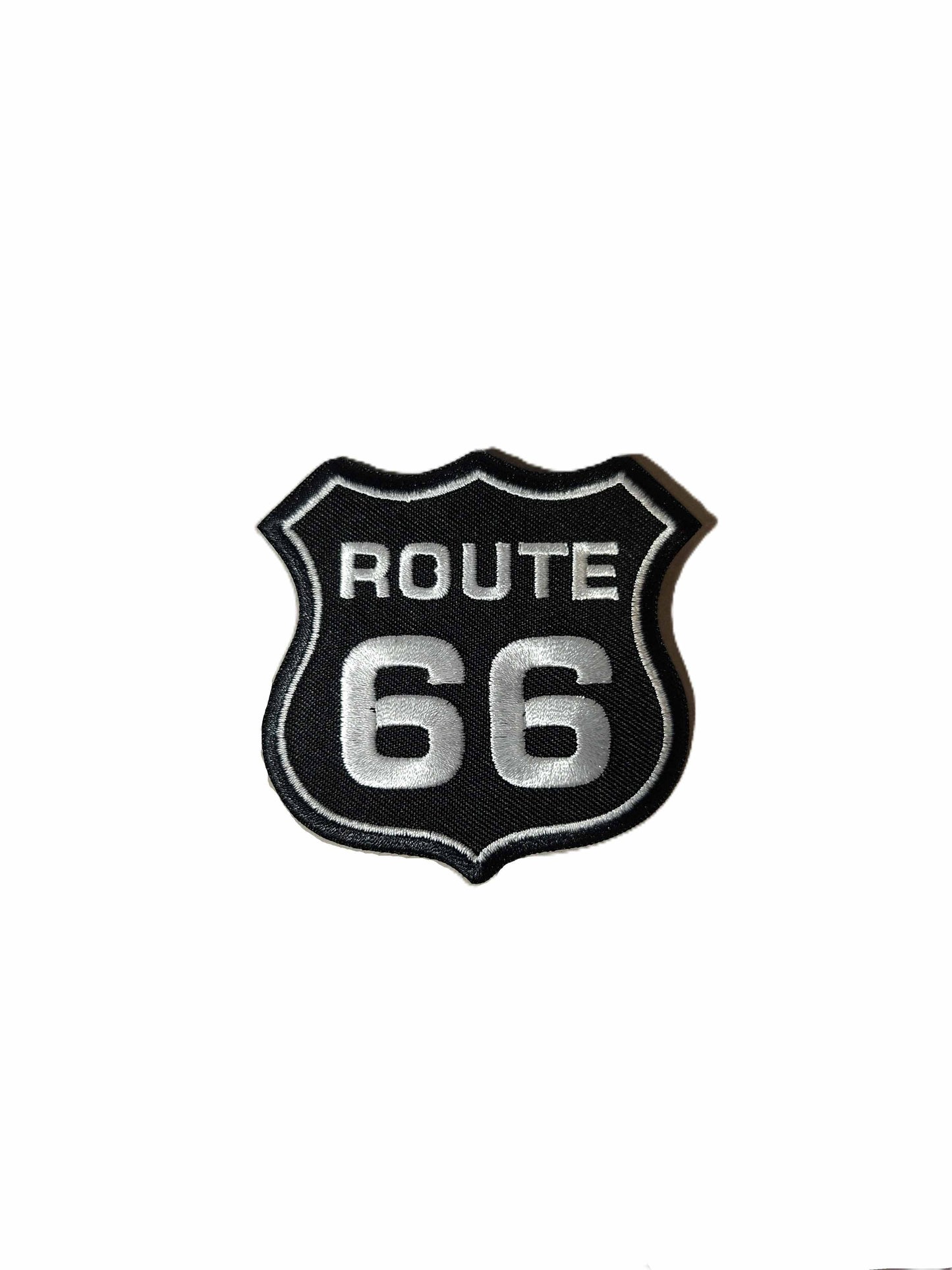 Tygmärke- Route 66, svart