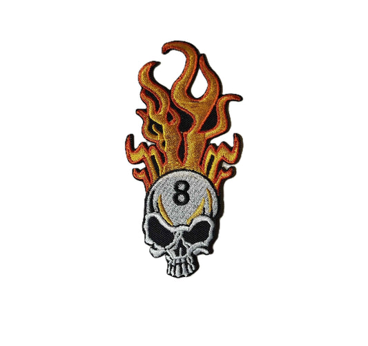 Tygmärke- Brinnande skalle