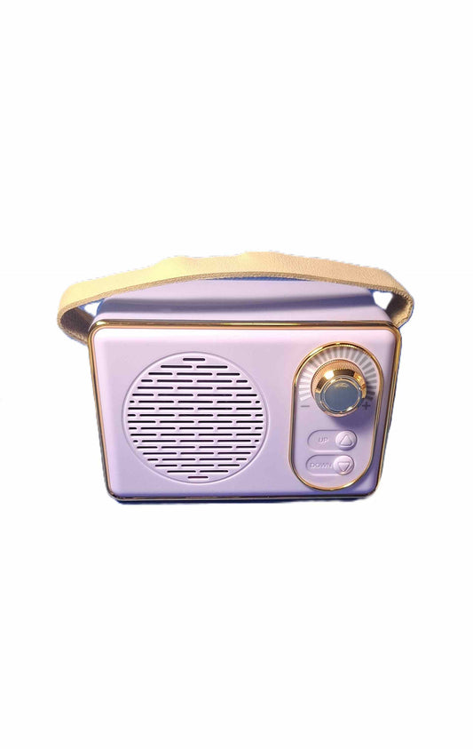 Högtalare - Retroradio, Lila