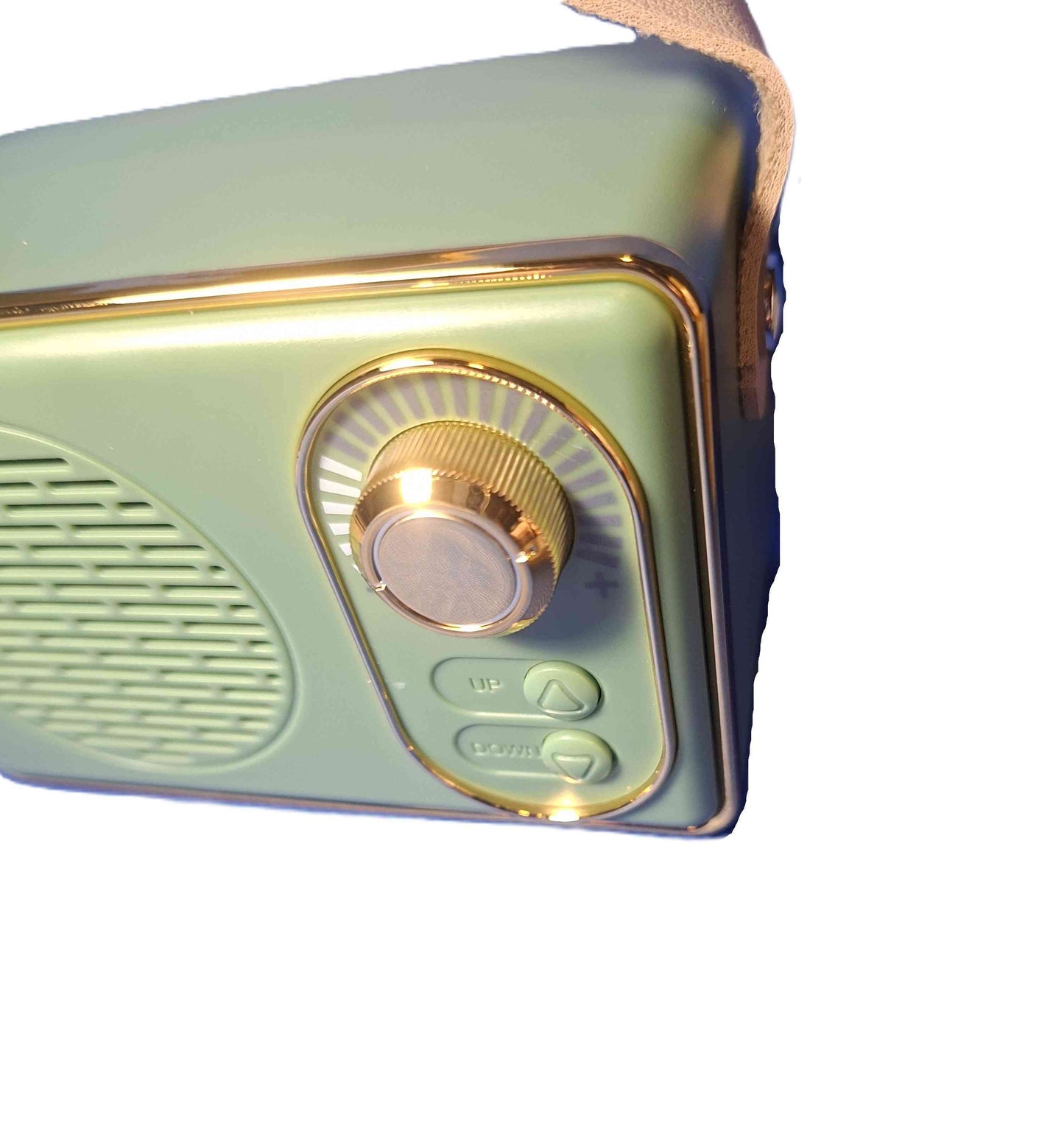 Högtalare- Retroradio, grön