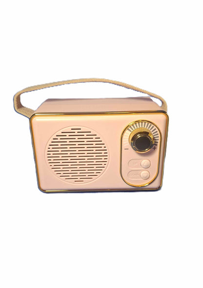 Högtalare- Retroradio, Rosa