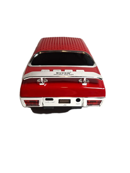 Högtalarbil Plymouth GTX- Röd