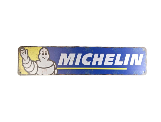 Avlång plåtskylt - Michelin, 45*10cm