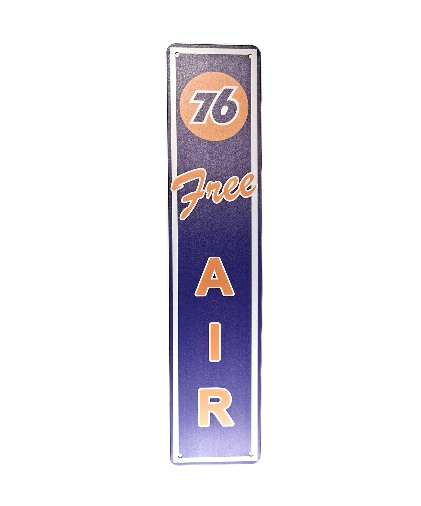 Avlång plåtskylt- 76 Air, 45*10cm