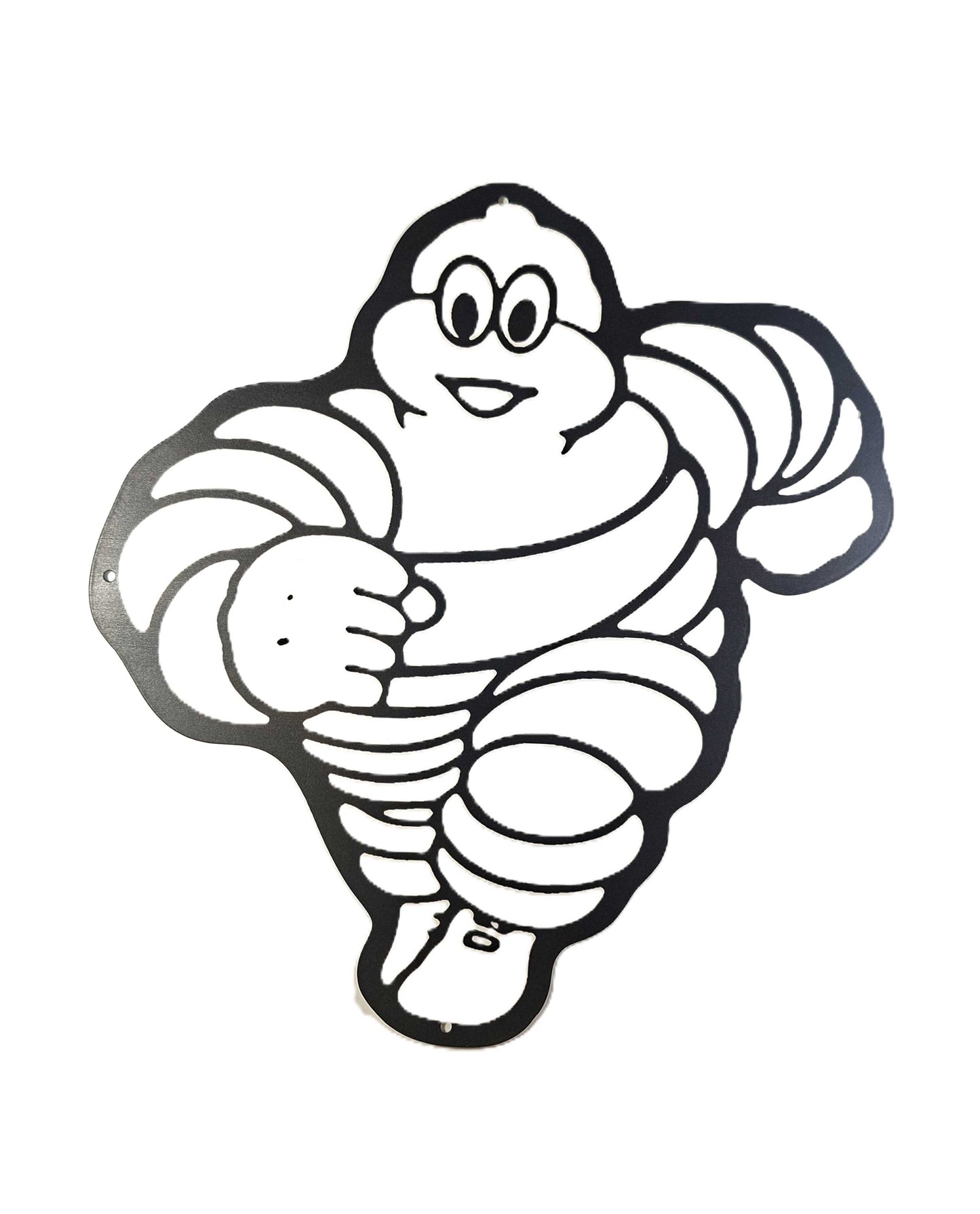 Figurformad plåtskylt- Michelin
